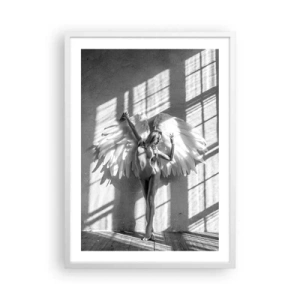 Plagát v bielom ráme - Priamo z neba - 50x70 cm