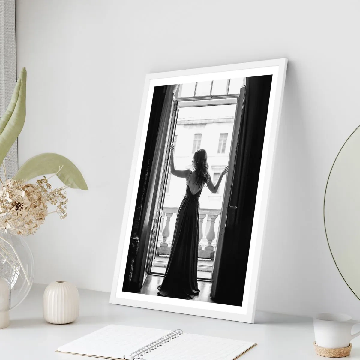 Plagát v bielom ráme - Vo veľkom štýle - 40x50 cm