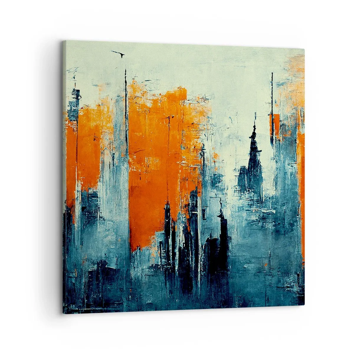 Obraz na plátne - Moderná krajina - 50x50 cm