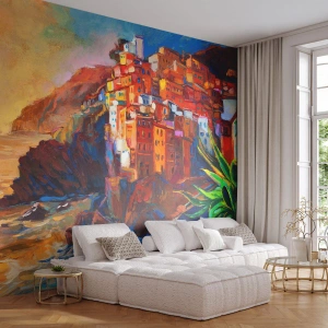 Fototapeta Premium Sand - Taliansky nádych - Krajina, Architektúra, Morské pobrežie - 250x175 cm