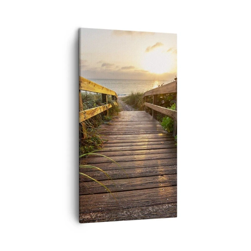 Obraz na plátne - A priamo k brehu - 45x80 cm