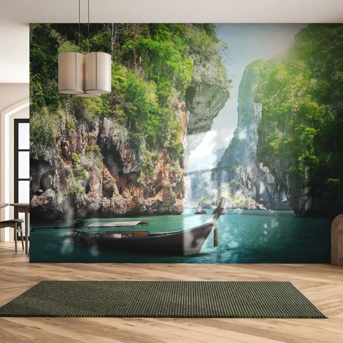 Fototapeta Premium Canvas - Pozvánka na exotickú cestu - Krajina, Thajsko, More - 250x175 cm