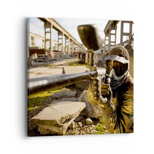 Obraz na plátne - Aj vy sa môžete stáť hrdinom - 40x40 cm