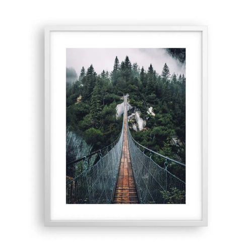 Plagát v bielom ráme - Len pre orlov - 40x50 cm