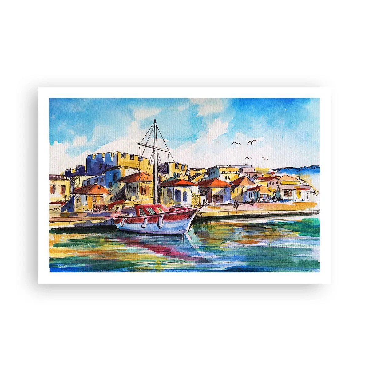 Plagát - Dúhové popoludnie - 91x61 cm