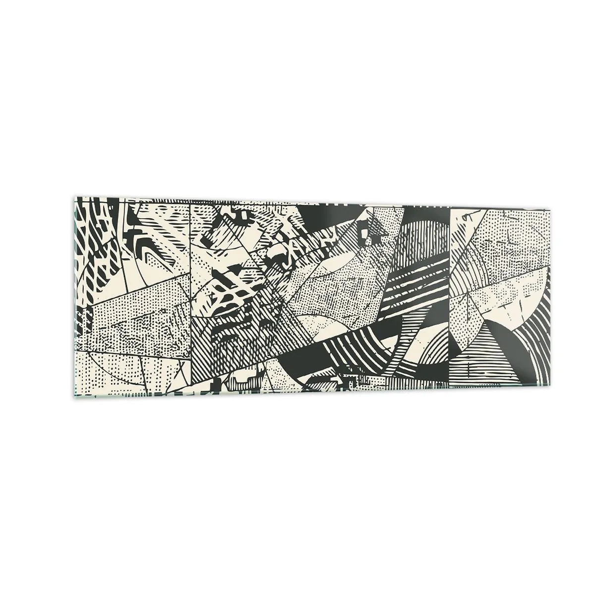 Obraz na skle - Dynamika súčasnosti - 140x50 cm