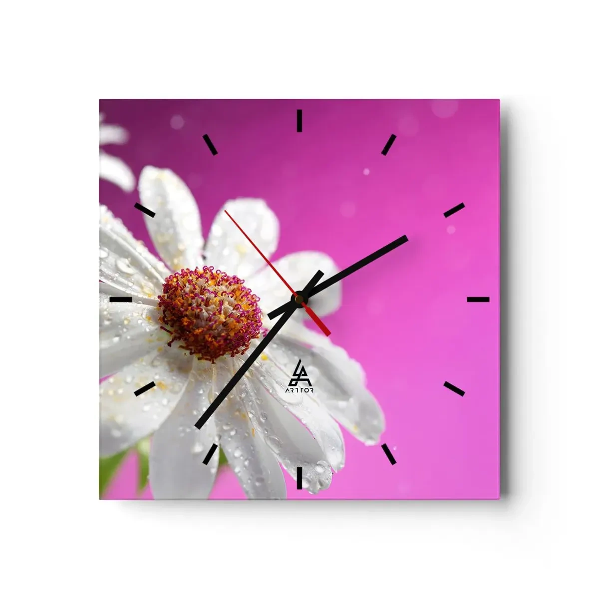 Nástenné hodiny - Skromný vo svojej kráse - 30x30 cm