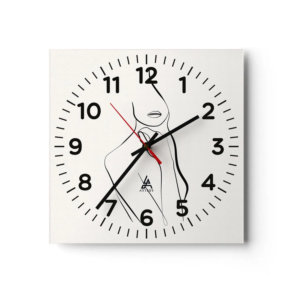 Nástenné hodiny - Vlna melanchólie - 30x30 cm