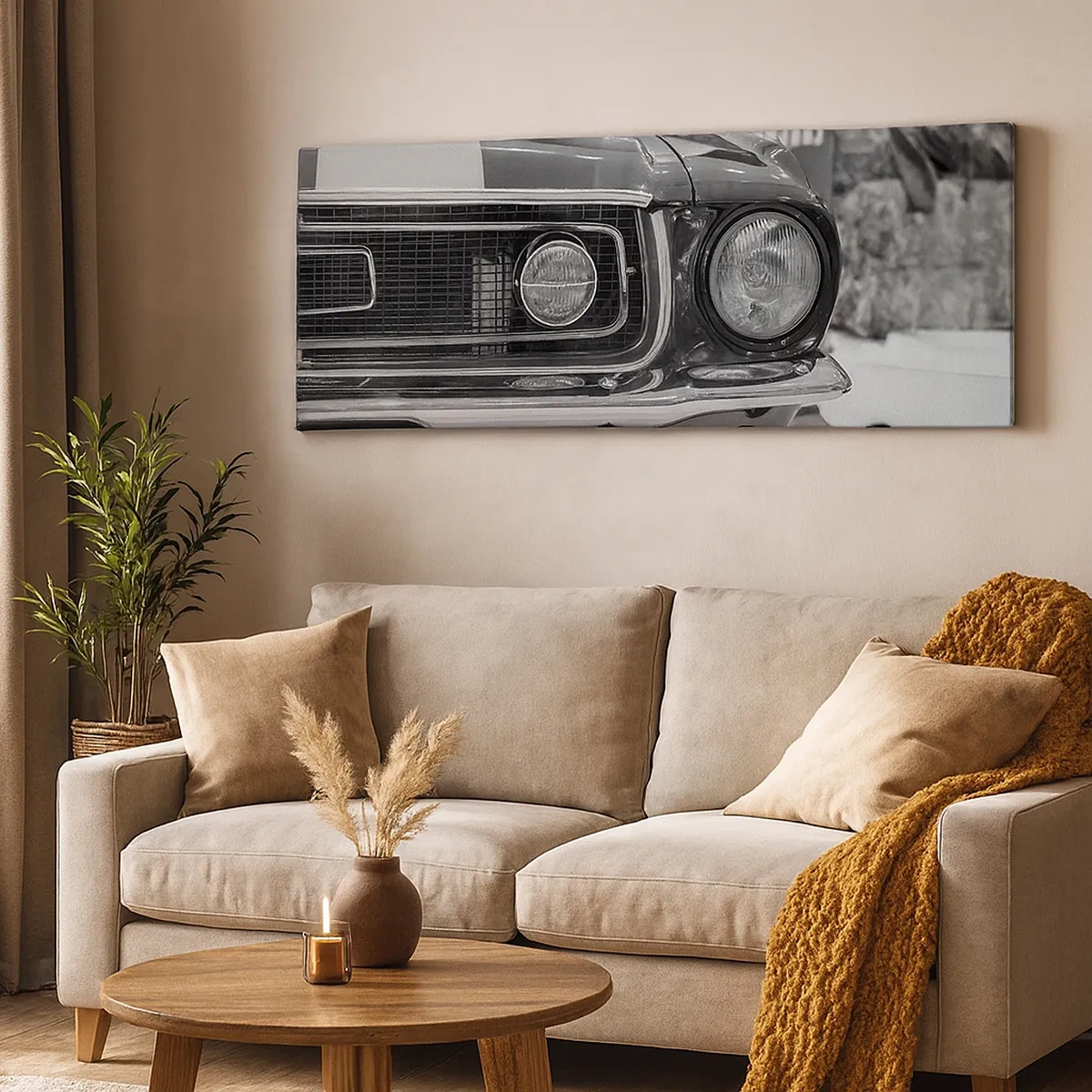 Obraz na plátne - Divoká jazda - 30x30 cm