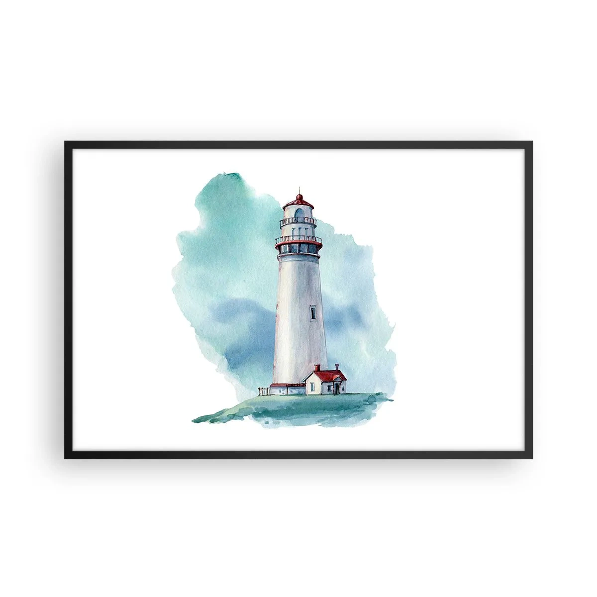 Plagát v čiernom ráme - Nežná sestra blankytu - 91x61 cm