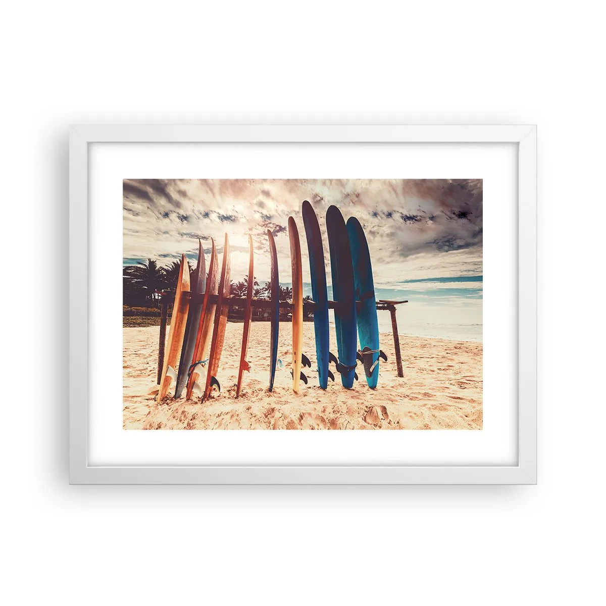 Plagát v bielom ráme - Dobrú noc, tak zajtra. - 40x30 cm