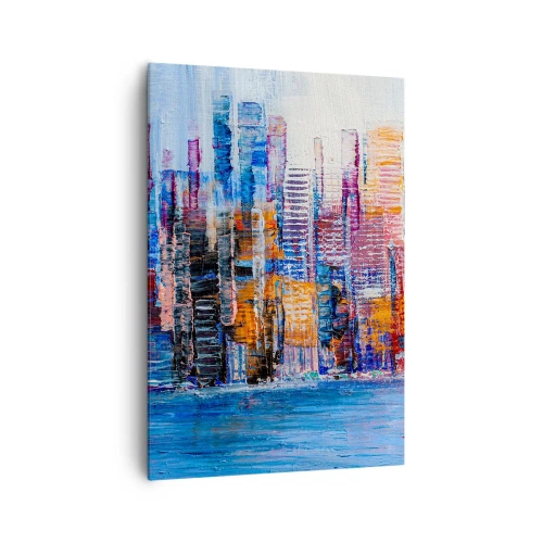 Obraz na plátne - Radostná metropola - 70x100 cm