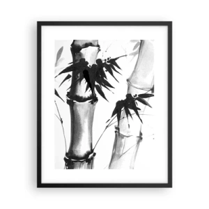 Plagát v čiernom ráme - Blízky záber na orient - 40x50 cm