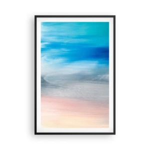 Plagát v čiernom ráme - Živly: vzduch - 61x91 cm