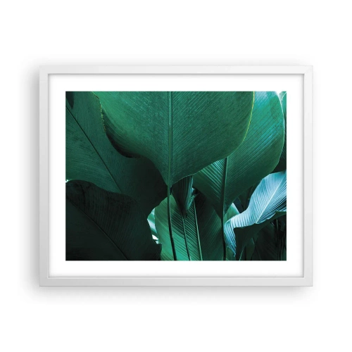 Plagát v bielom ráme - Obrátené k svetlu - 50x40 cm