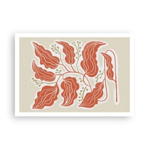 Plagát - Ľudovo a koralovo - 100x70 cm