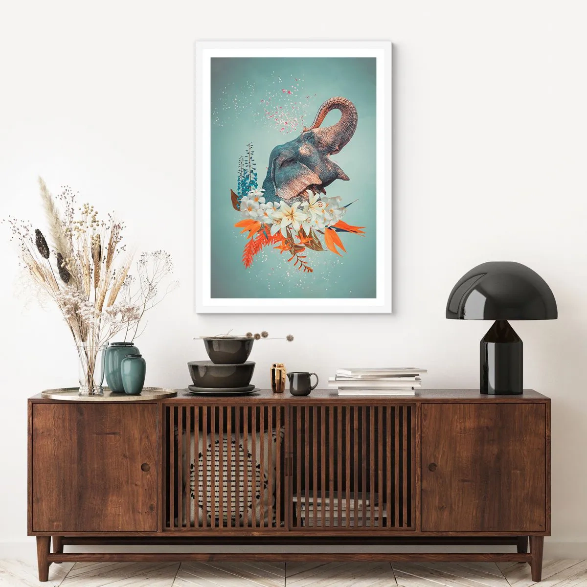 Plagát v bielom ráme - Rev radosti - 61x91 cm