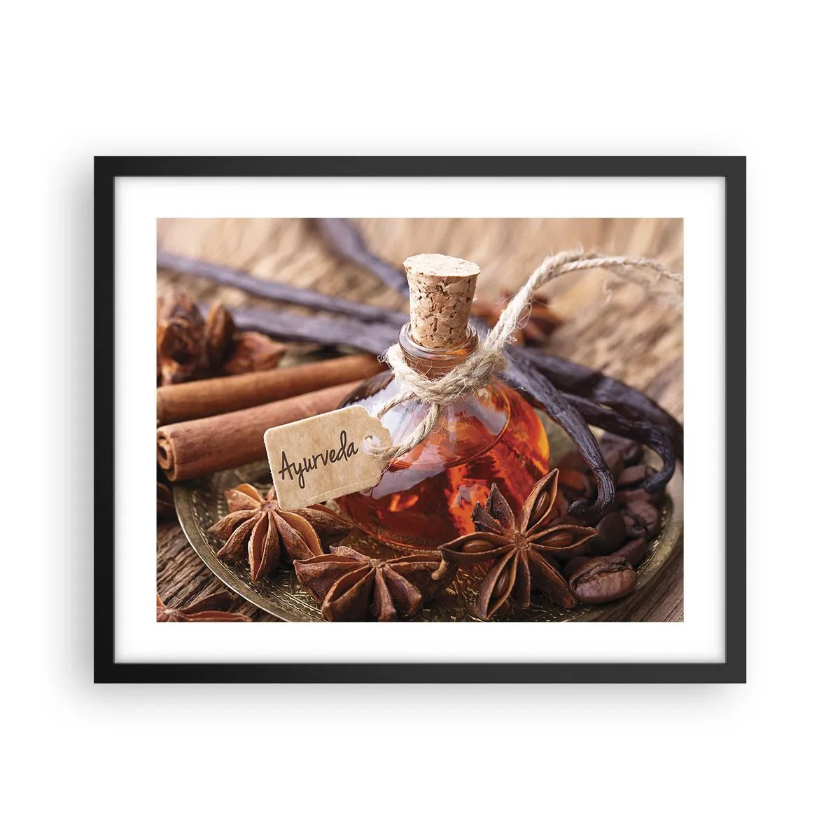 Plagát v čiernom ráme - K jednote tela a ducha - 50x40 cm