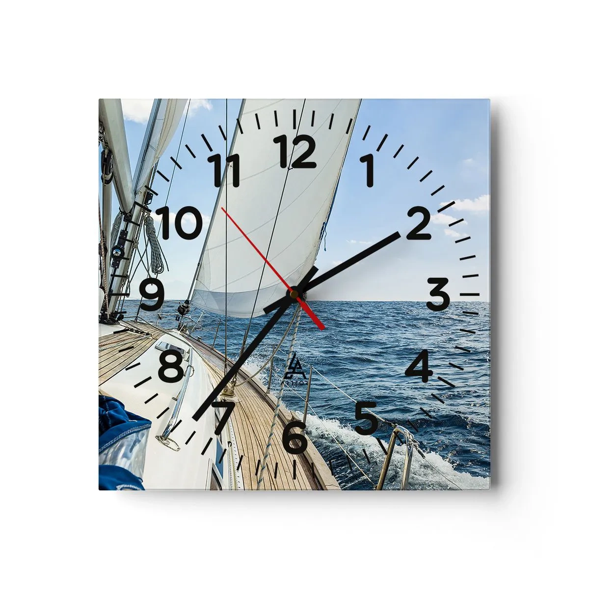 Nástenné hodiny - Ahoj, dobrodružstvo - 30x30 cm