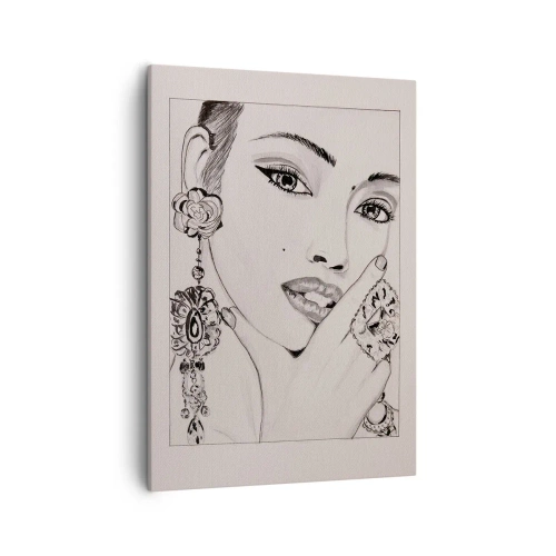 Obraz na plátne - Najkrajší klenot - 50x70 cm