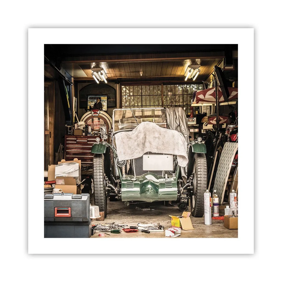 Plagát - Späť do minulosti - 50x50 cm