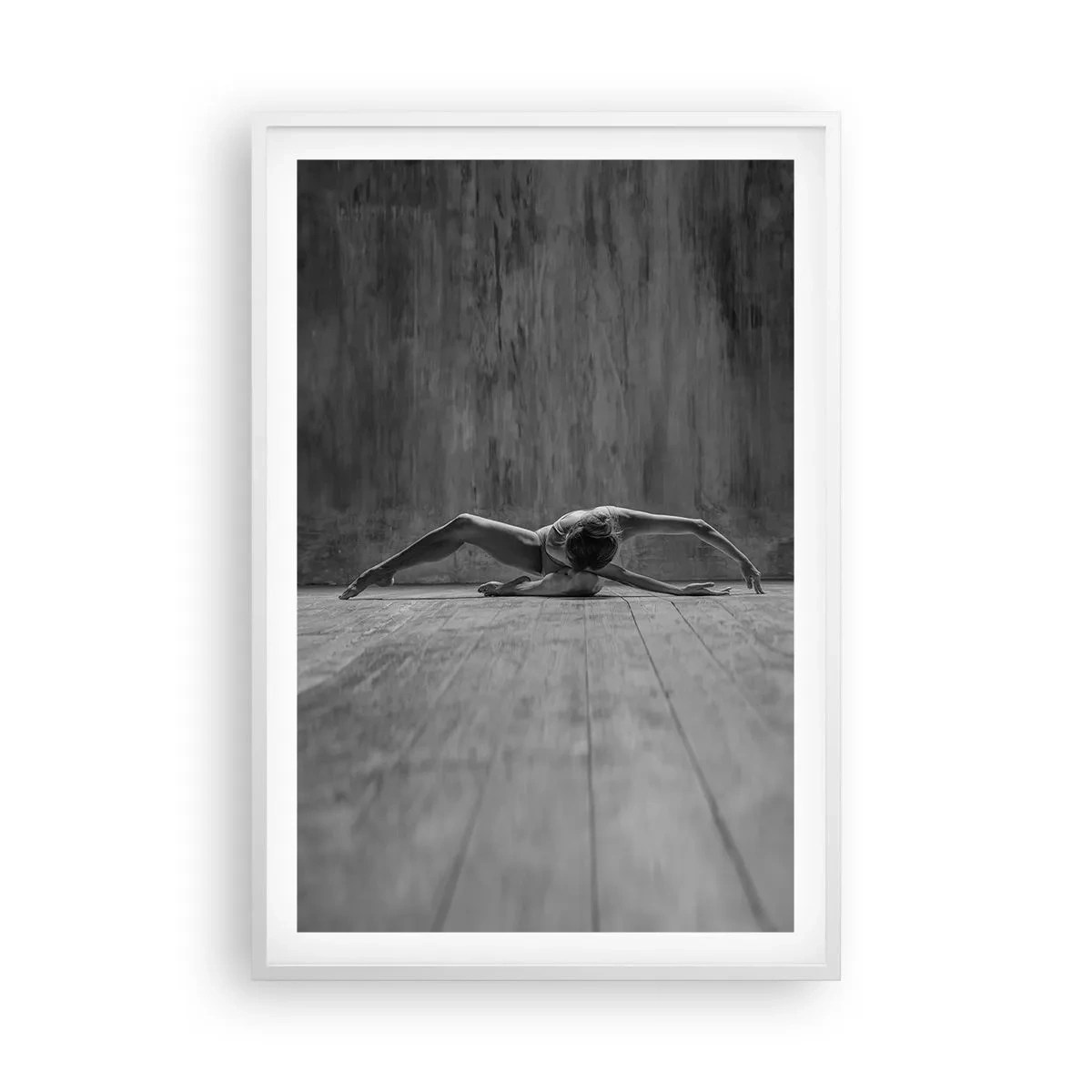 Plagát v bielom ráme - Nájdená symetria - 61x91 cm