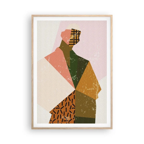 Plagát v ráme zo svetlého duba - Človek – zložitá bytosť - 70x100 cm
