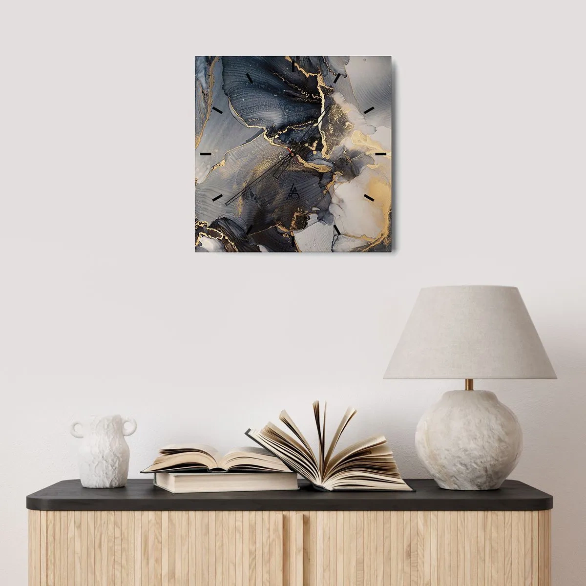 Nástenné hodiny - Život kameňa - 30x30 cm