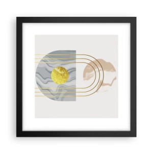 Plagát v čiernom ráme - Jas a žiarivosť - 30x30 cm