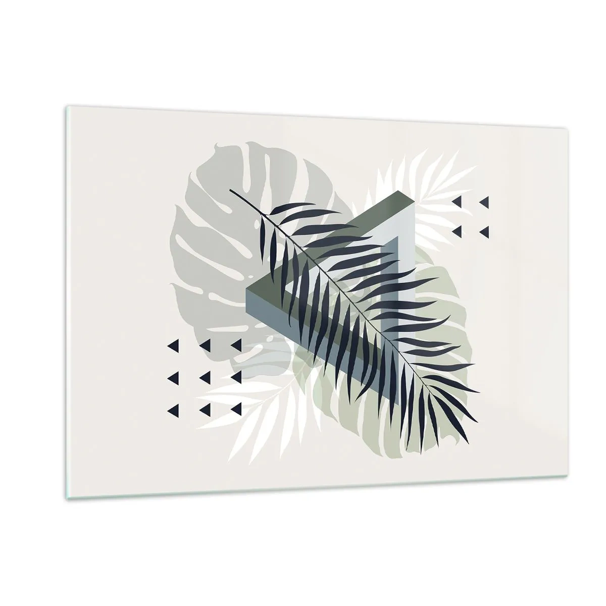 Obraz na skle - Príroda a geometria – dva poriadky? - 120x80 cm