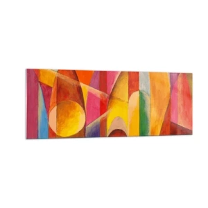 Obraz na skle - Katedrála slnka - 140x50 cm