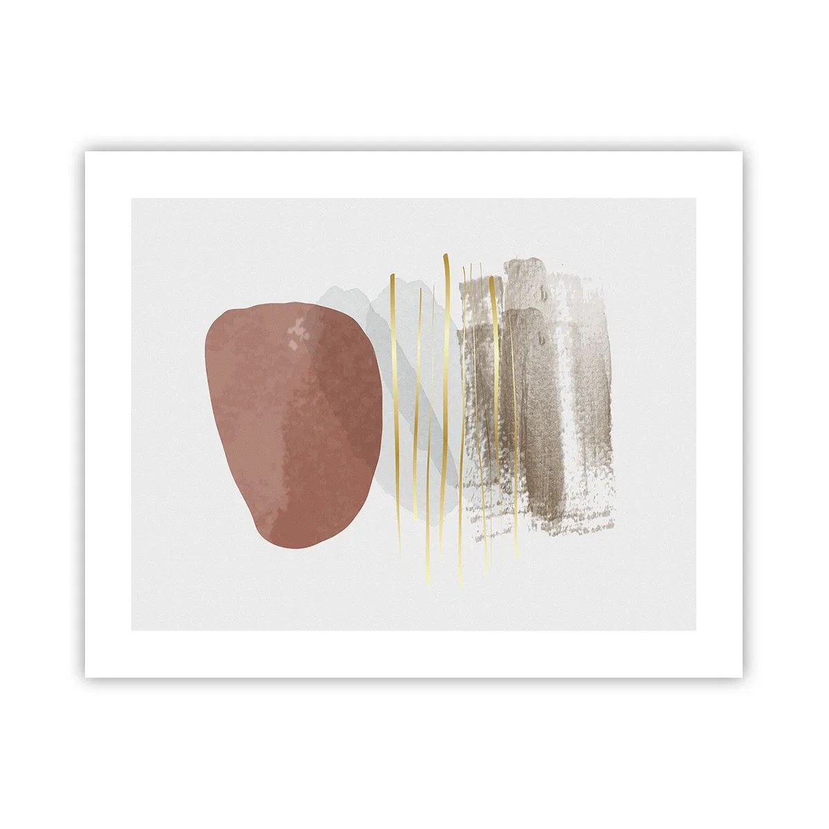 Plagát - Abstraktná kolonáda - 50x40 cm