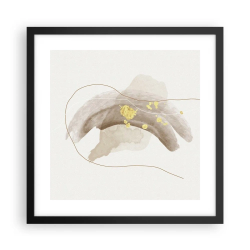 Plagát v čiernom ráme - Vesmírna bytosť - 40x40 cm