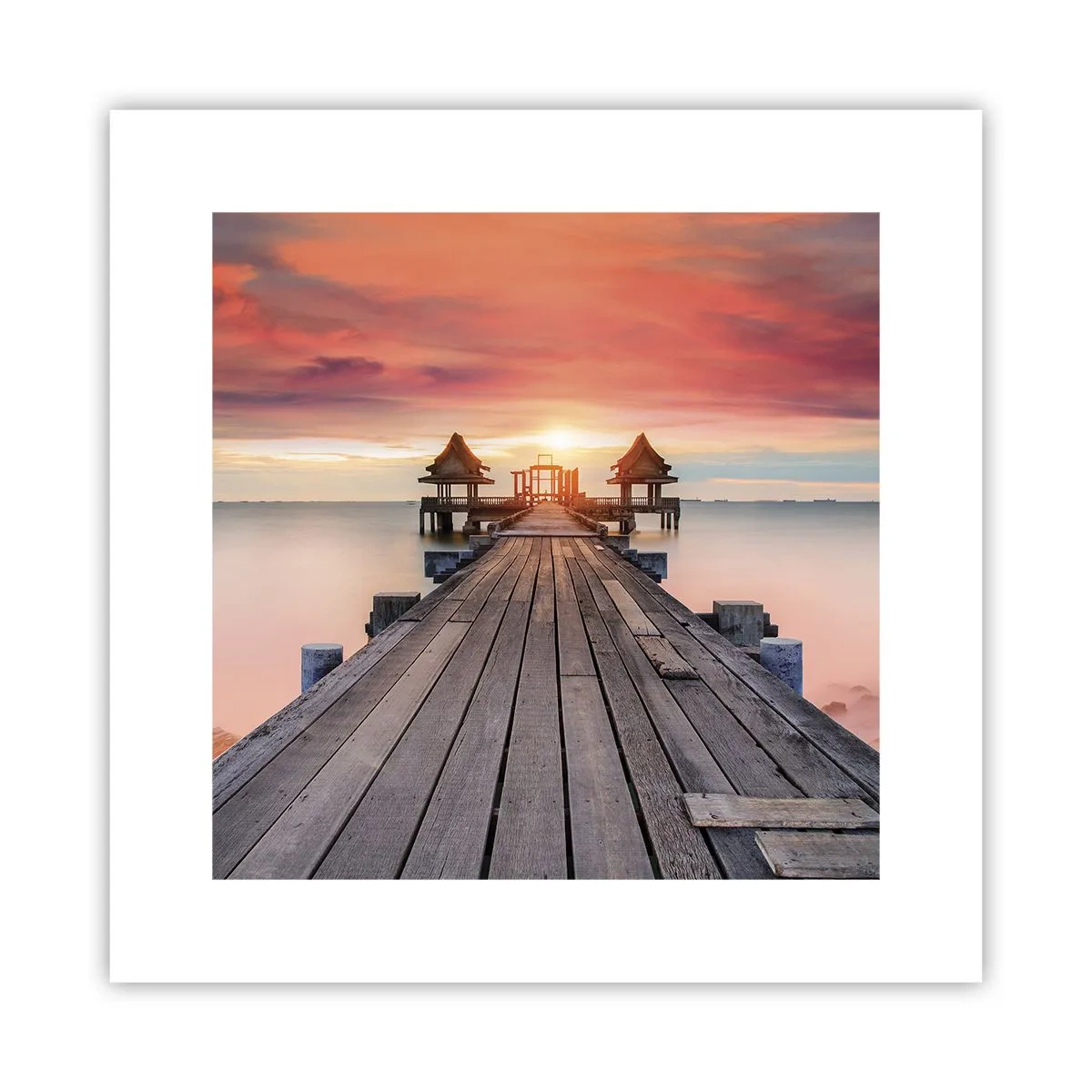 Plagát - Západ na východe - 30x30 cm