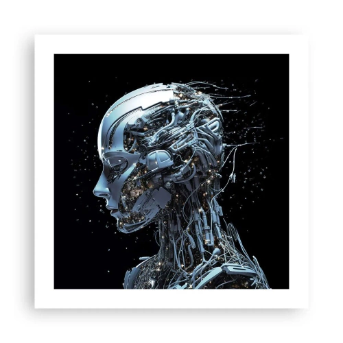 Plagát - Technológia je žena - 50x50 cm