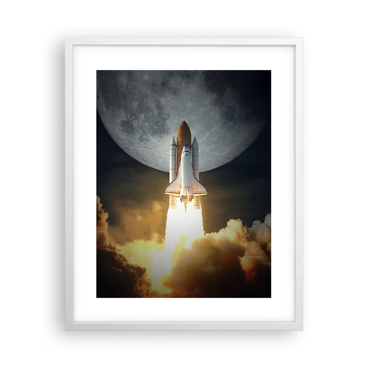 Plagát v bielom ráme - Začiatok nadprirodzeného dobrodružstva - 40x50 cm