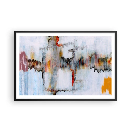 Plagát v čiernom ráme - Paličkou po vode - 91x61 cm