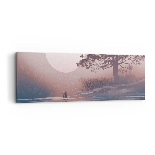 Obraz na plátne - Nočné zázraky - 90x30 cm