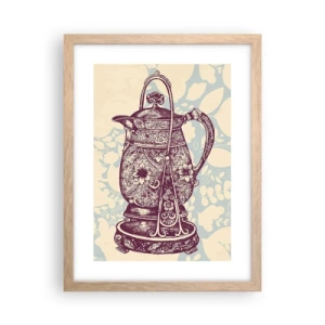 Plagát v ráme zo svetlého duba - Krása všedného dňa - 30x40 cm