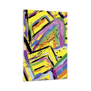 Obraz na skle - Až kričí radosťou - 80x120 cm