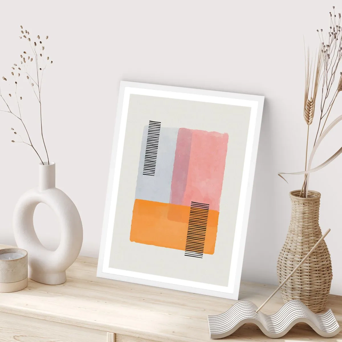 Plagát v bielom ráme - Z rohu do rohu - 61x91 cm