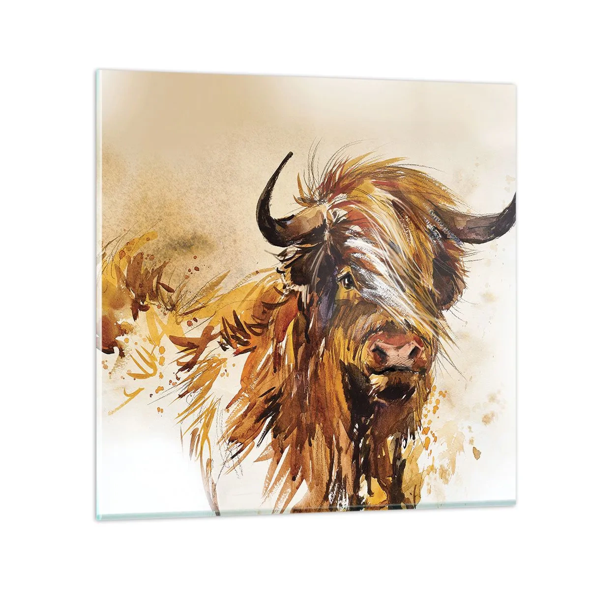 Obraz na skle - Pýcha lovca - 60x60 cm