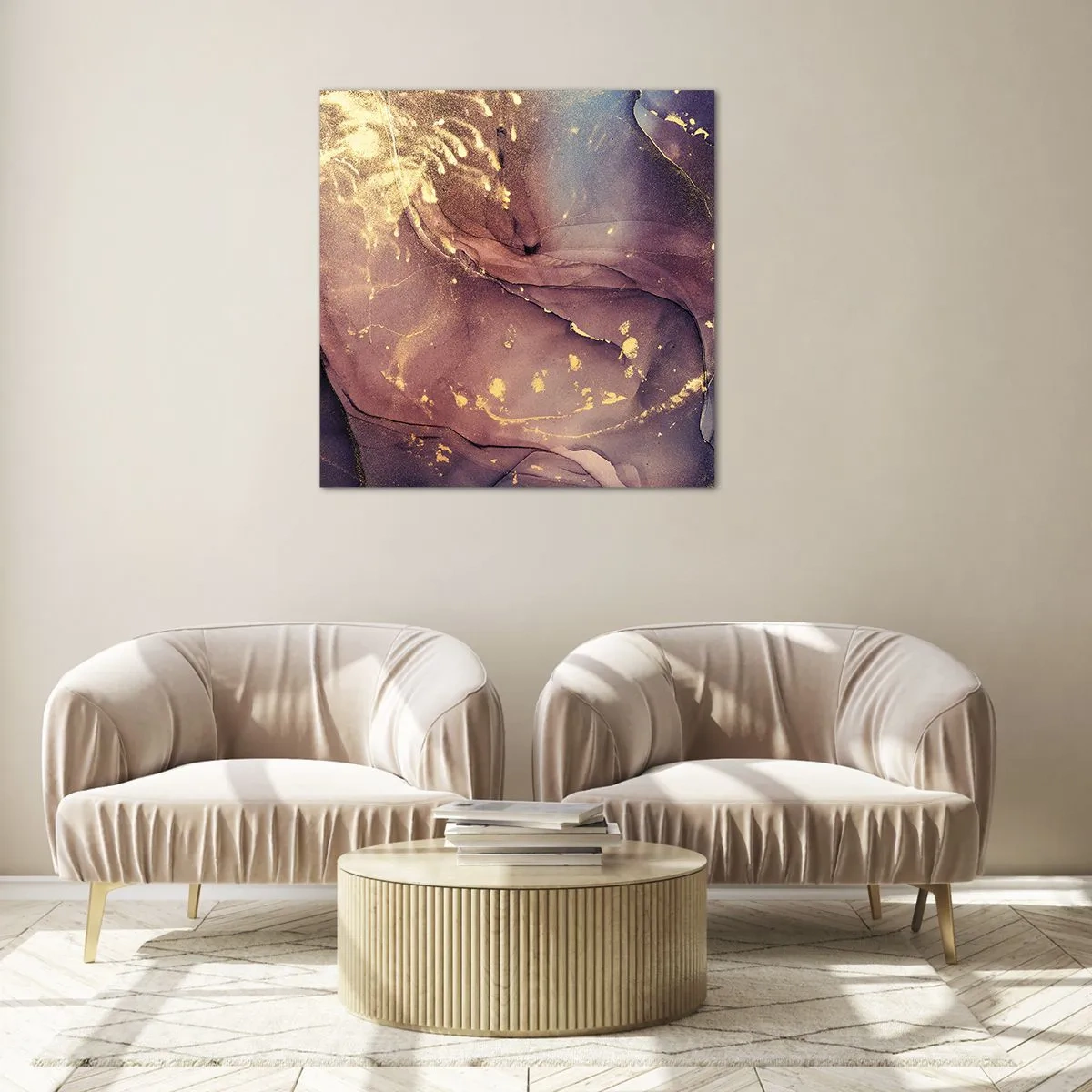 Obraz na skle - Hmota a duch - 70x70 cm