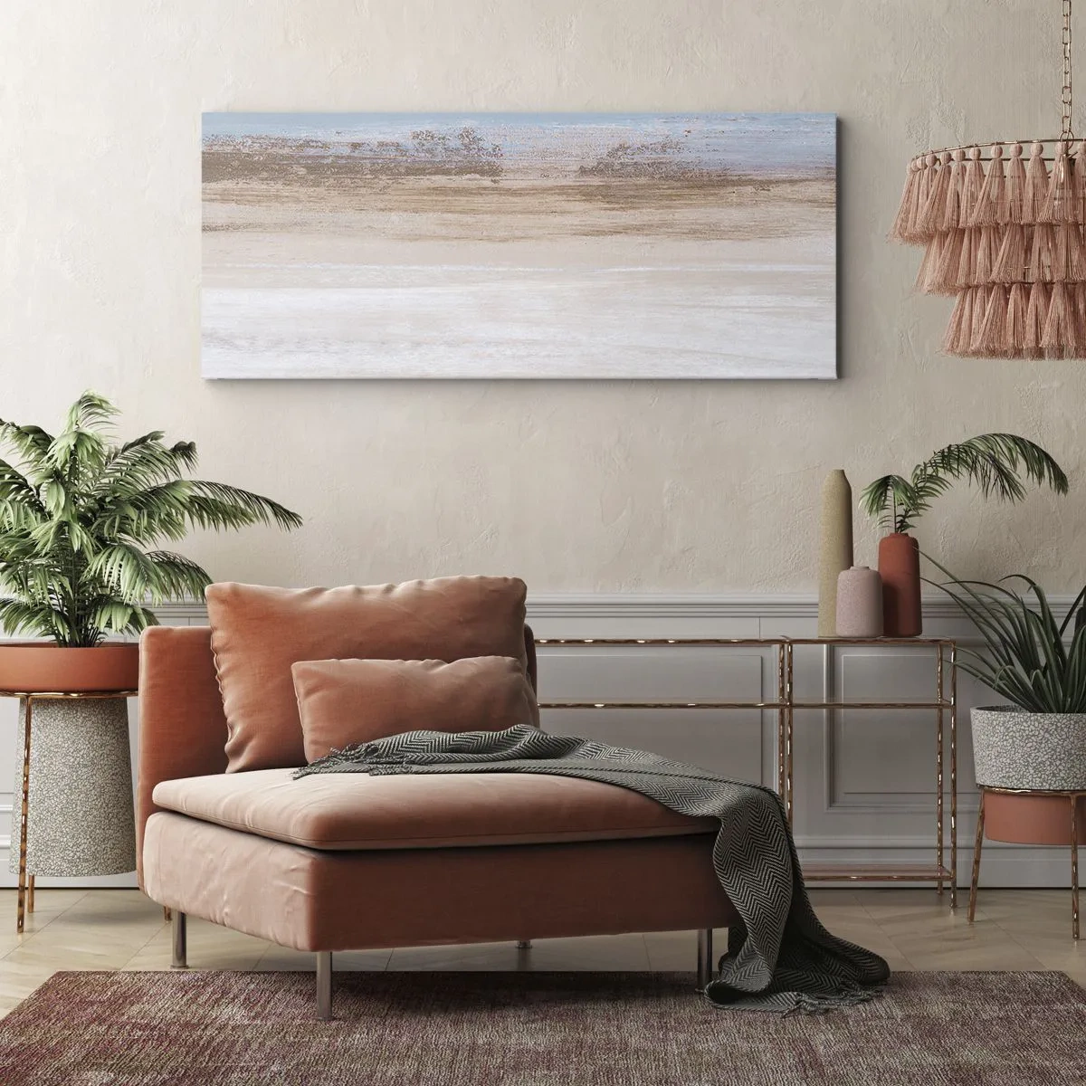 Obraz na plátne - Dvojznačná krajina - 100x40 cm