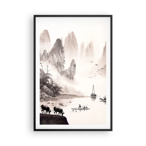 Plagát v čiernom ráme - Exotická všednosť Východu - 61x91 cm