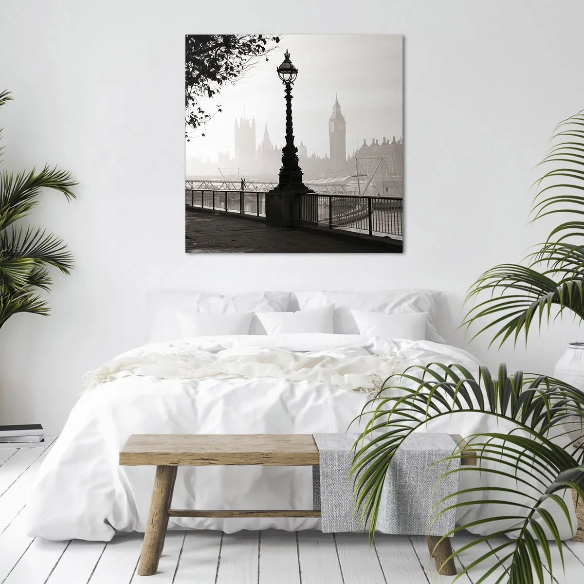 Obraz na plátne - Londýnske ráno - 40x40 cm
