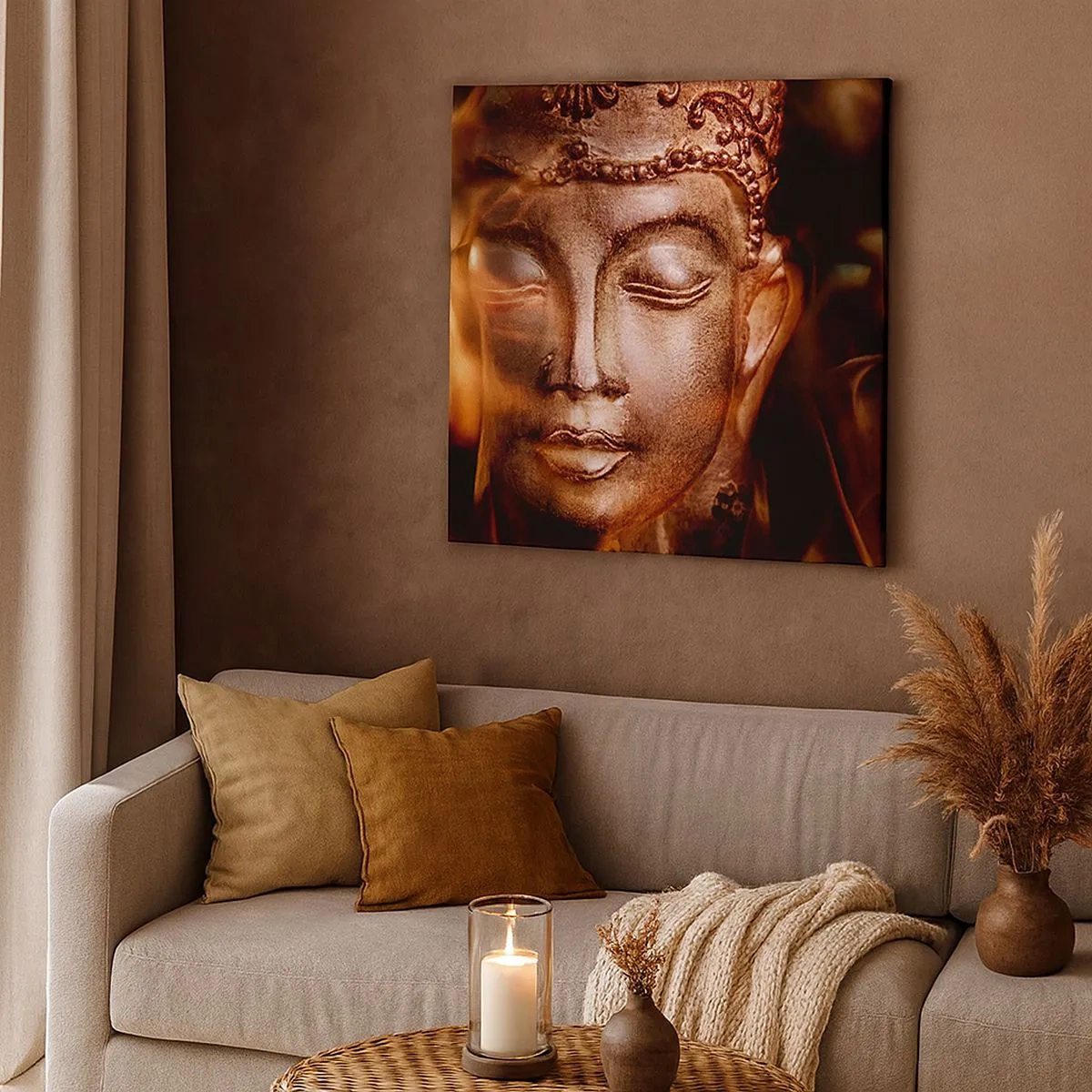 Obraz na plátne - Existuje iba tu a teraz - 30x30 cm