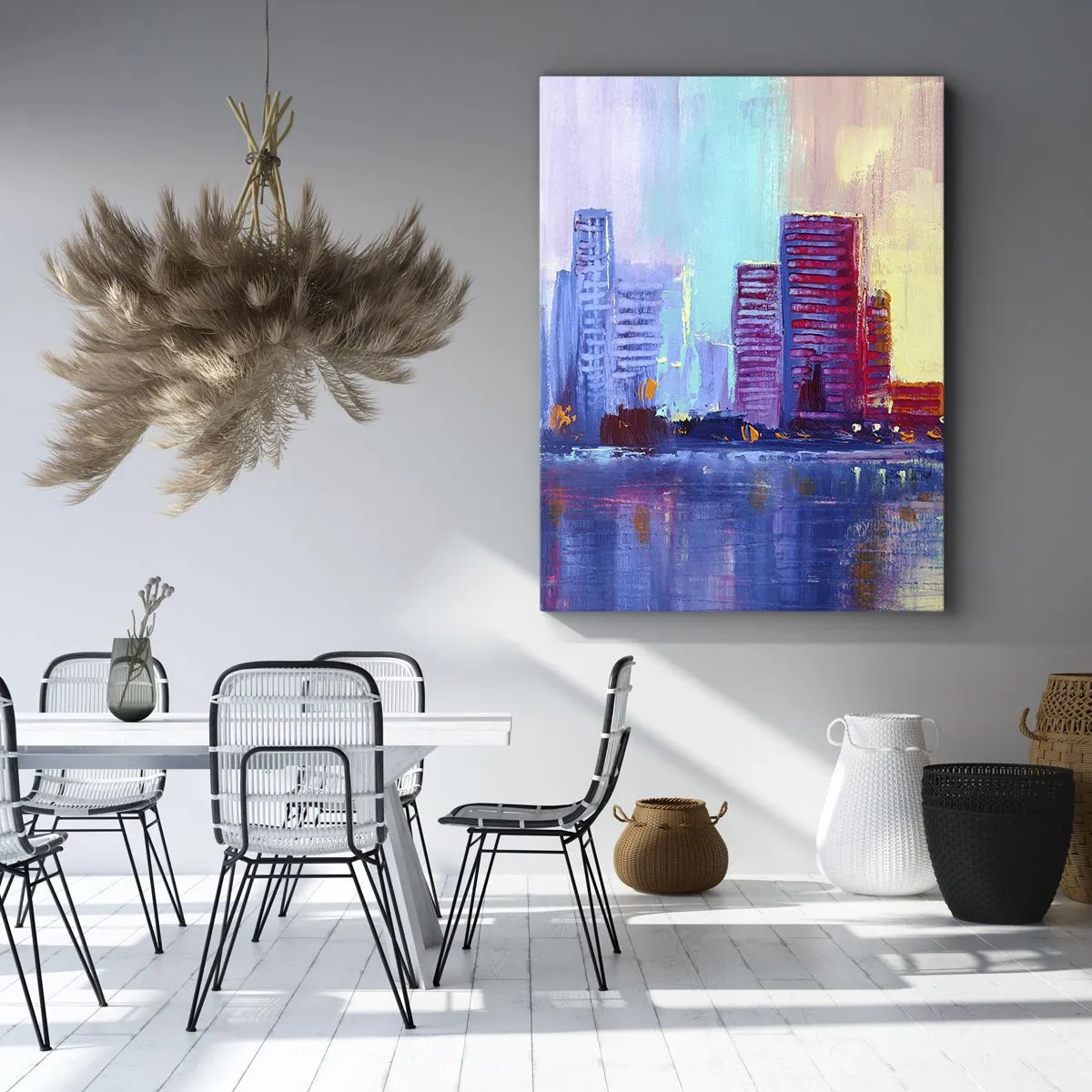 Obraz na plátne - Vykúpané vo farbách - 50x70 cm