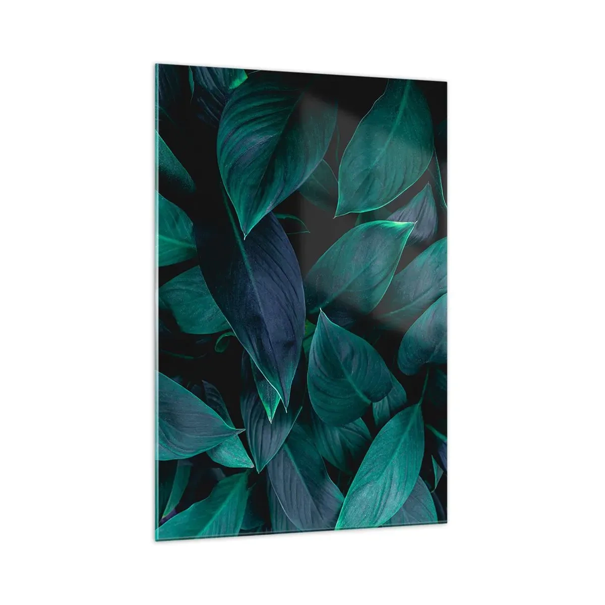 Obraz na skle - Zeleň sama o sebe - 70x100 cm