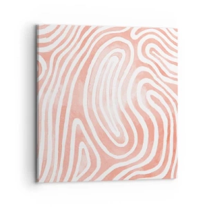 Obraz na plátne - V koralovom labyrinte - 70x70 cm